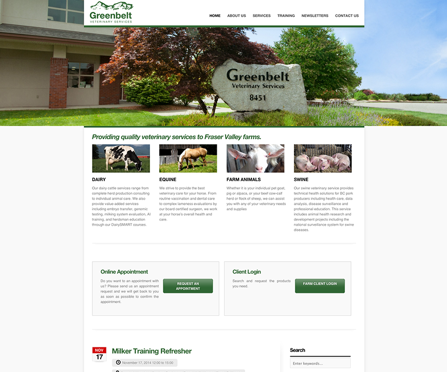 Greenbeltvet – Website
