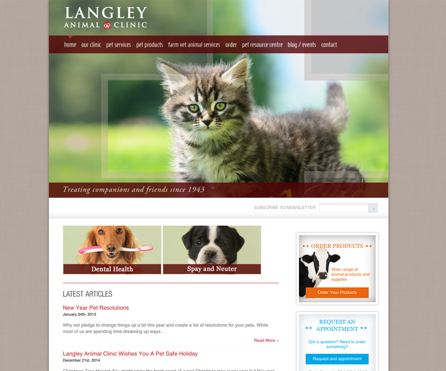 Langley – Website